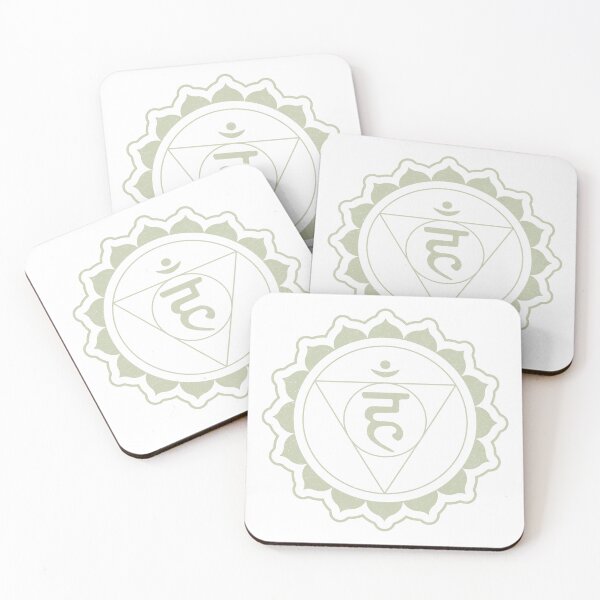 Item preview, Throat Chakra Mandala - Snow + Tea designed and sold by Irene Estelle.