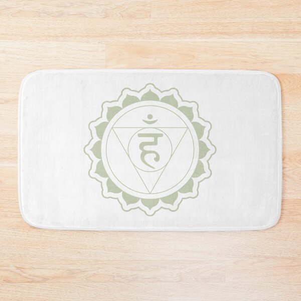 Item preview, Throat Chakra Mandala - Snow + Tea designed and sold by Irene Estelle.