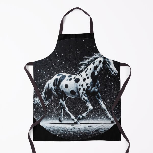 Item preview, Mustang appaloosa black and white designed and sold by NEUMANN ArtWear Boutique.