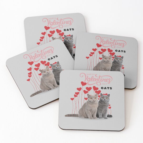 Item preview, Happy Valentine's day _ cats designed and sold by Jemsruk.