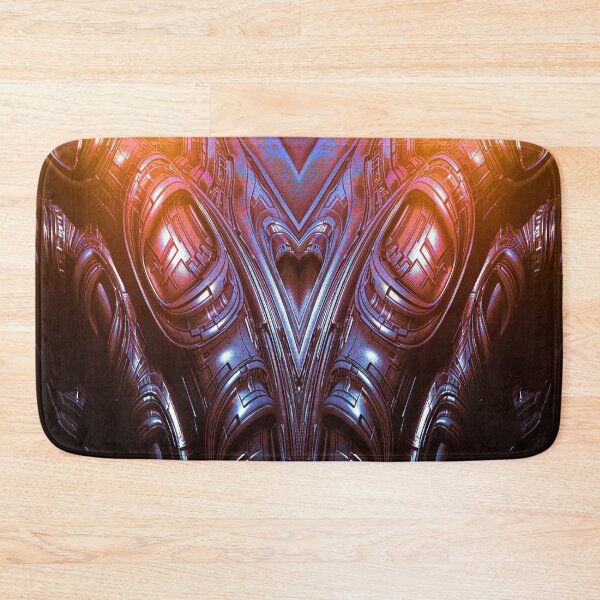 Item preview, Metal Heart - Biomechanic Fantasy 3D Illustration - orange/blue version designed and sold by KairoDesign.