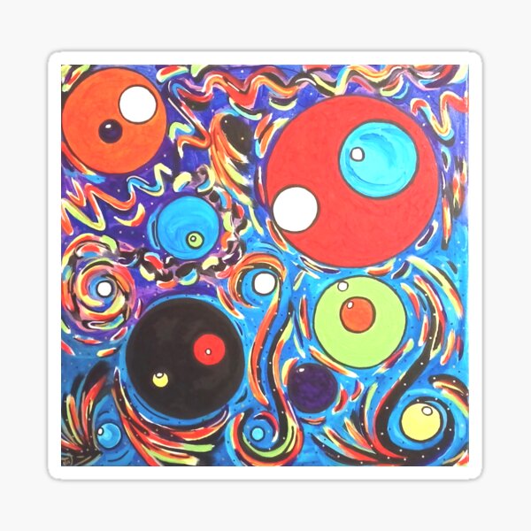 Bulles d'Oxygène, peinture énergisante Sticker