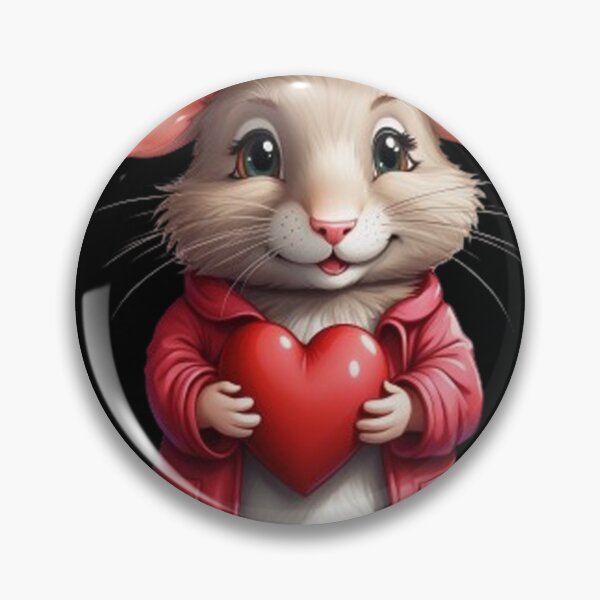 Item preview, Cute forest mouse holding a red love heart designed and sold by fawzimorsy.