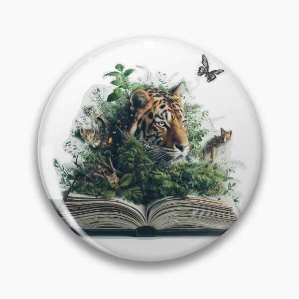 Item preview, book with spread pages All sorts of creatures emerge from the pages. designed and sold by Witoon077.