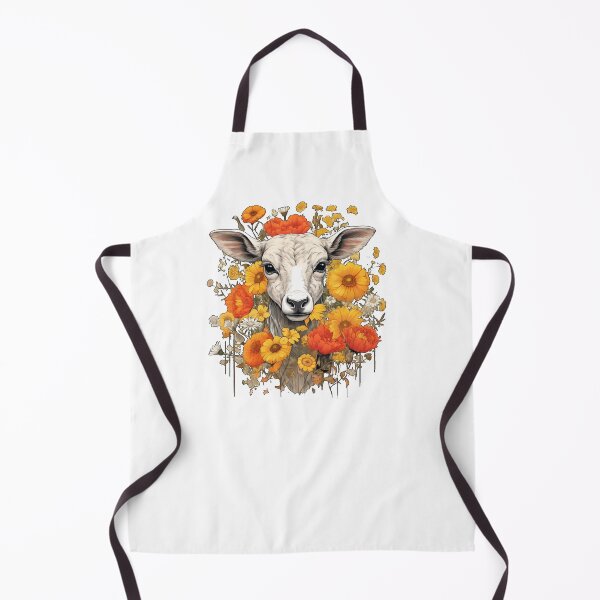 Item preview, A Sheep Amongst Flowers designed and sold by fox tail.