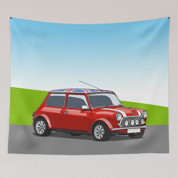 Item preview, Red Classic British Car designed and sold by CUTOCARS-SHOP.