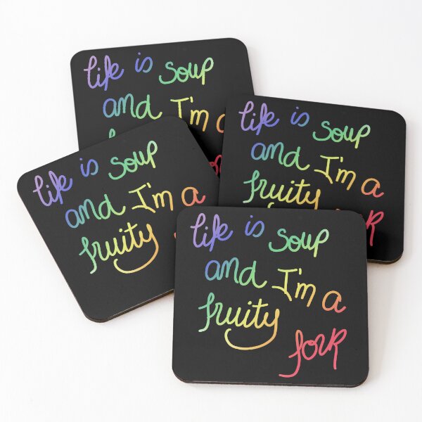 Item preview, life is soup and I'm a fruity fork designed and sold by 39alieneyes.