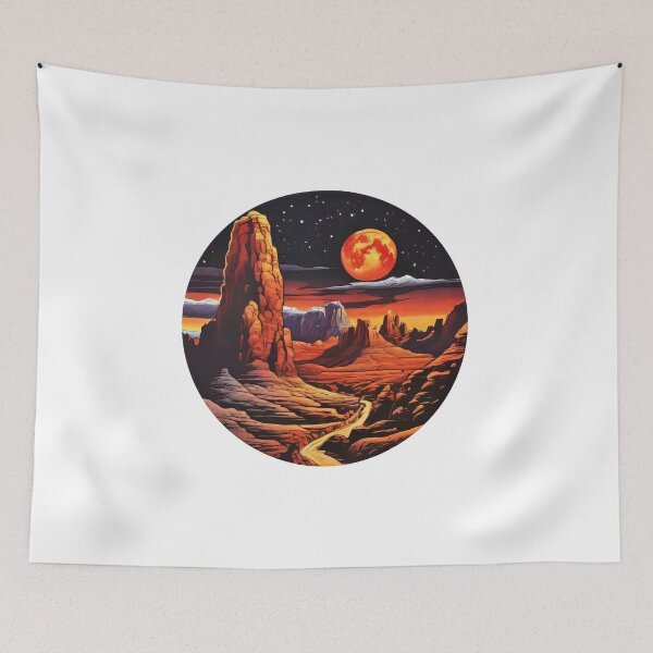 Item preview, Hokusai's Arching Night (556) designed and sold by WASjourney.