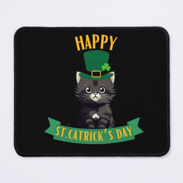 Item preview, Saint Patrick's Day Cat celebrating st patrick's day designed and sold by justbejoker.