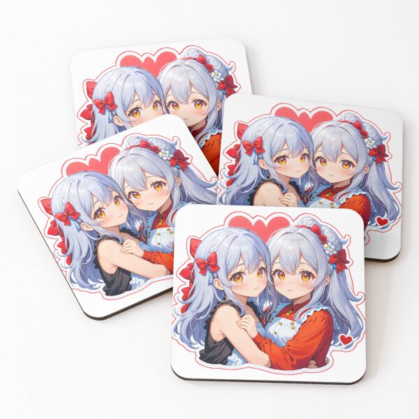 Item preview, Silver Girl Sisters Melody designed and sold by StickerStarSaga.