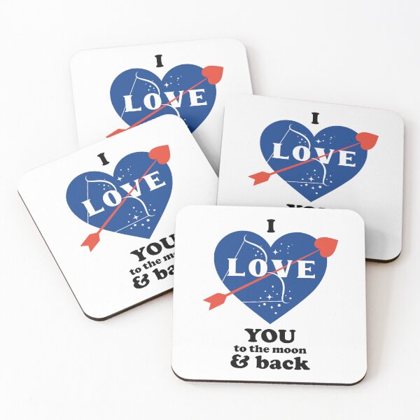 Item preview, NASA heart logo - I love you to the moon and back designed and sold by Patmo-Art.
