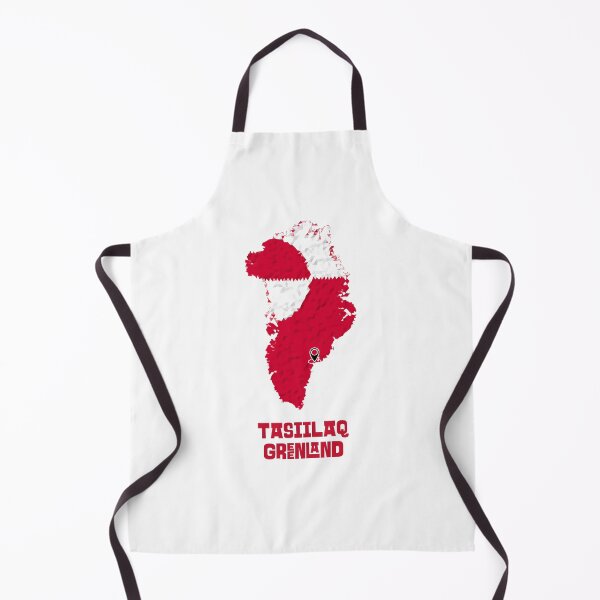 Item preview, Red White Greenland Map Tasiilaq Kalaallit Nunaat designed and sold by GraTEEtude.