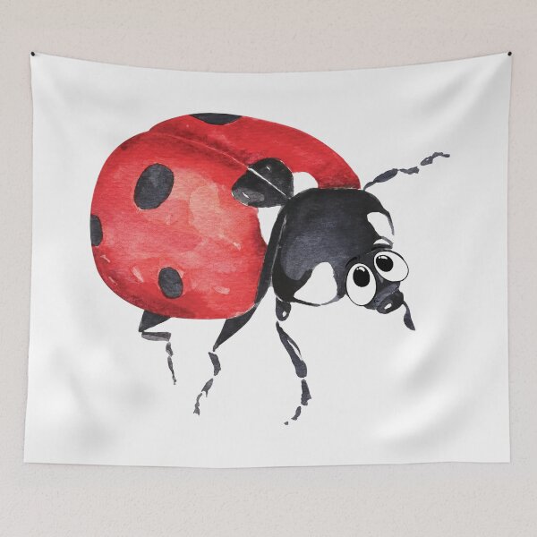Item preview, Cute Baby Ladybug, Red and Black Spotted Ladybird  designed and sold by Cuteanimalgifts.