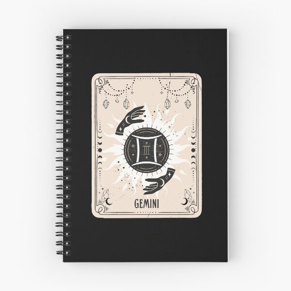 Item preview, Zodiac sign Gemini card designed and sold by MonochromeEcho.