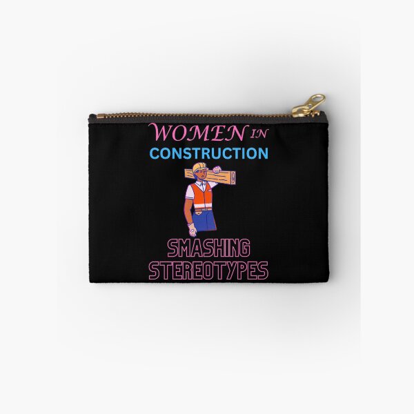 Aperçu de l'œuvre Les femmes dans la construction brisent les stéréotypes créée et vendue par annoying-shirts.