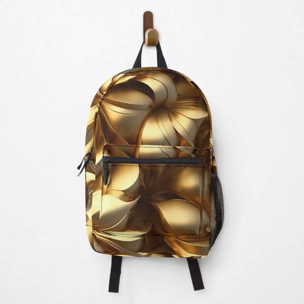Item preview, 3d gold flower pattern designed and sold by CoolPixels.