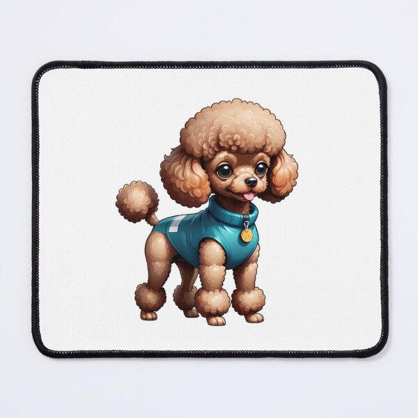 Item preview, Pretty Ultra Detailed Brown Poodle, Browny Dog designed and sold by Bilisik.