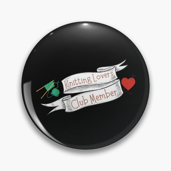 Item preview, Knitting Lovers Club T-Shirt and Sticker designed and sold by DiverseDazzle.