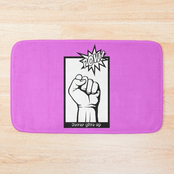 Item preview, Never give up - white designed and sold by NoerdyundDoerty.