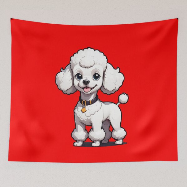 Item preview, White Poodle, Toy Poddle designed and sold by Bilisik.