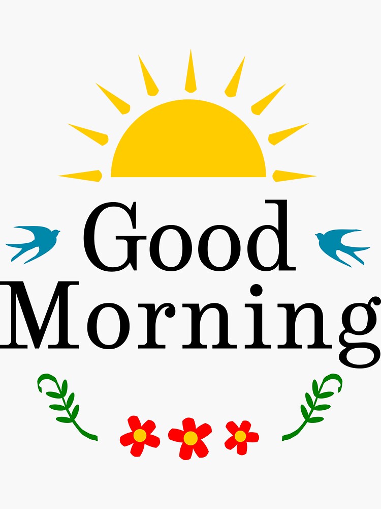 れいく Good Morning☆Call Good Morning Call Stickers for Sale | Redbubble