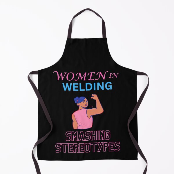 Item preview, Women in welding smashing stereotypes designed and sold by annoying-shirts.