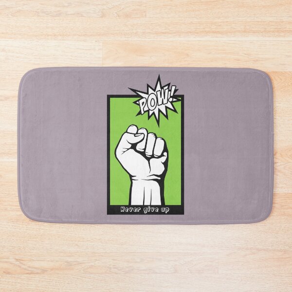 Item preview, Never give up - green designed and sold by NoerdyundDoerty.