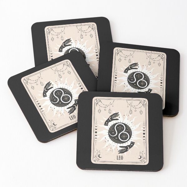 Item preview, Zodiac sign Leo card designed and sold by MonochromeEcho.