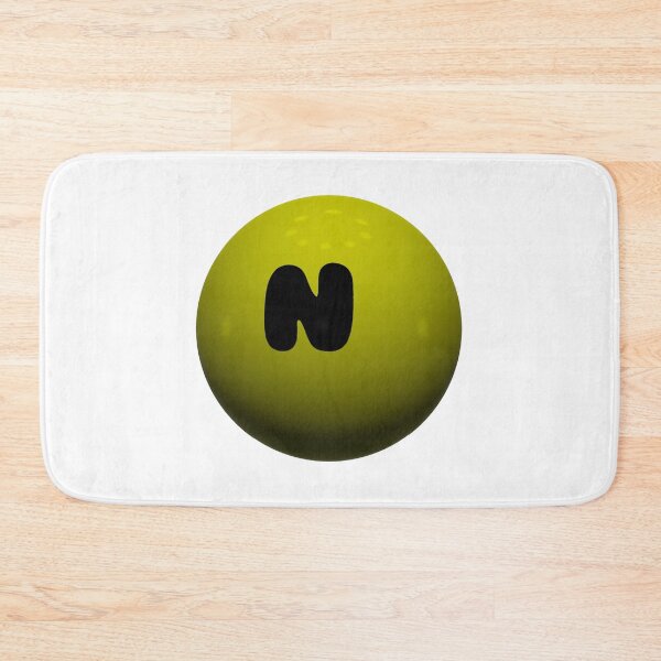 Item preview, 3d sphere with the letter N on it representing a neutron.  designed and sold by funkyworm.