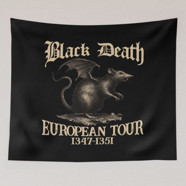 Item preview, Black Death European Tour 1347-1351, Monster Rat designed and sold by cuteeshop.