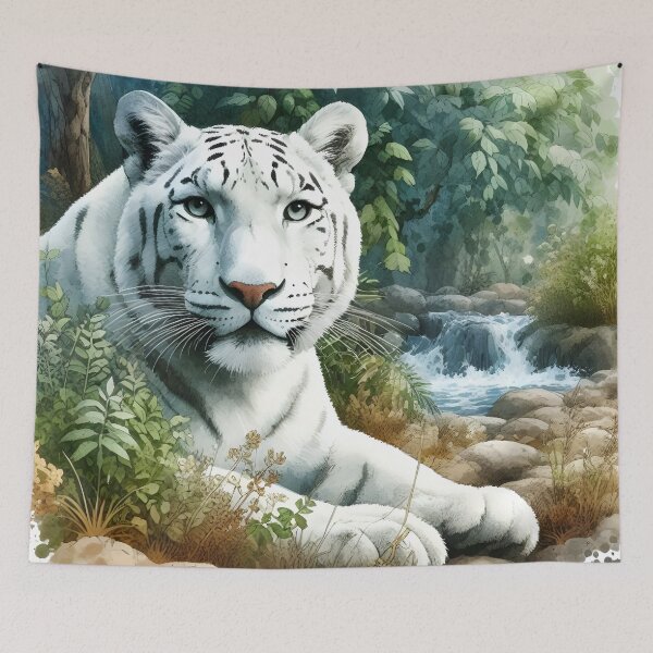 Item preview, Tigre blanco designed and sold by RubisLeaf.