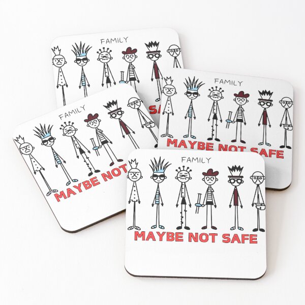 Item preview, Design Maybe Not Safe designed and sold by Funky  Fibers.