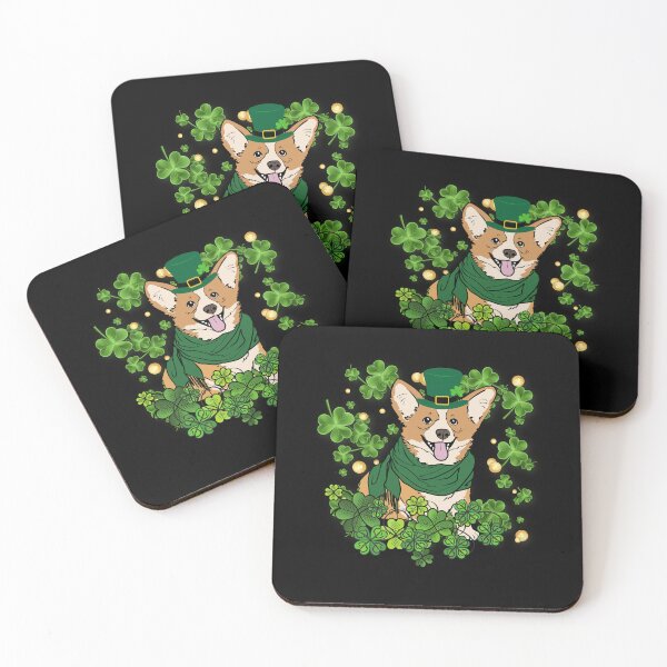 Item preview, Funny Corgi Lover Shamrock celebrating st patrick's day designed and sold by justbejoker.