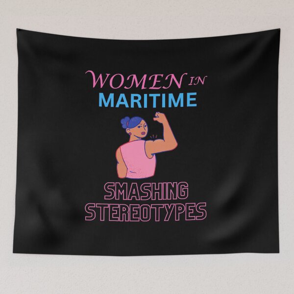 Item preview, Women in maritime smashing stereotypes designed and sold by annoying-shirts.