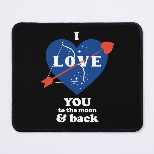 Item preview, NASA heart logo - I love you to the moon and back designed and sold by Patmo-Art.