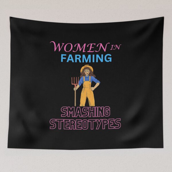 Item preview, Women in farming smashing stereotypes designed and sold by annoying-shirts.