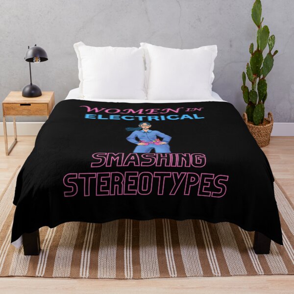 Item preview, Women in electrical smashing stereotypes designed and sold by annoying-shirts.