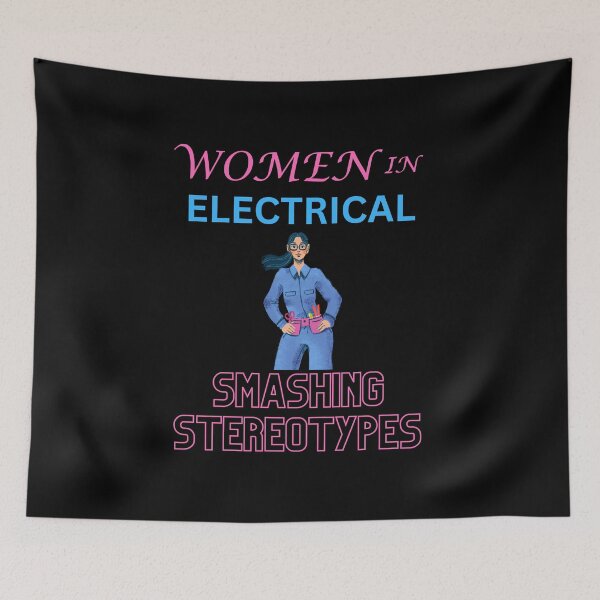 Item preview, Women in electrical smashing stereotypes designed and sold by annoying-shirts.