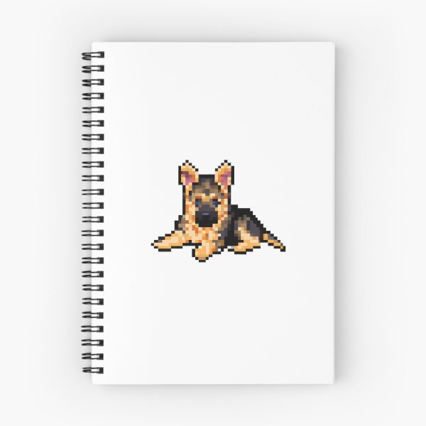 Item preview, Pixel German Shepherd designed and sold by ikickurdog.