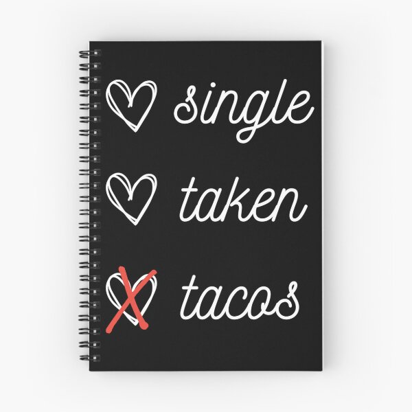 Item preview, Single Taken Tacos - Funny Shirt for Valentines Day designed and sold by teedory.