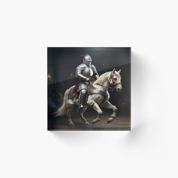 Aperçu de l'œuvre "Chevalier et Cavalier - Chevalier de la Reine, Ère Médiévale": créée et vendue par Eandbeyond.