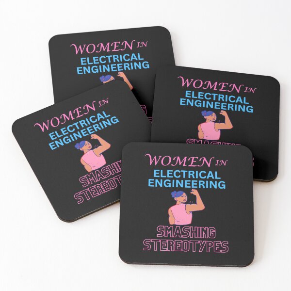Item preview, Women in electrical engineering smashing stereotypes designed and sold by annoying-shirts.