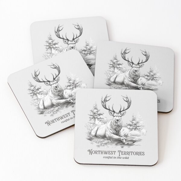 Item preview, RESTFUL IN THE WILD: CANADA DEER (NORTHWEST TERRITORIES) designed and sold by kcaandwu.