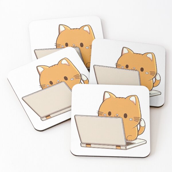 Item preview, Adorable Cool Cartoon Cat designed and sold by FTS-Studio.