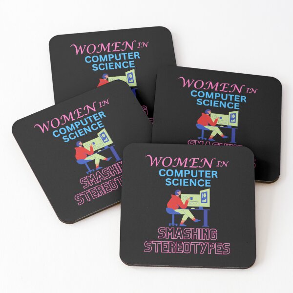 Item preview, Women in computer science smashing stereotypes designed and sold by annoying-shirts.