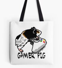 Guinea pig video gamer Tote Bag