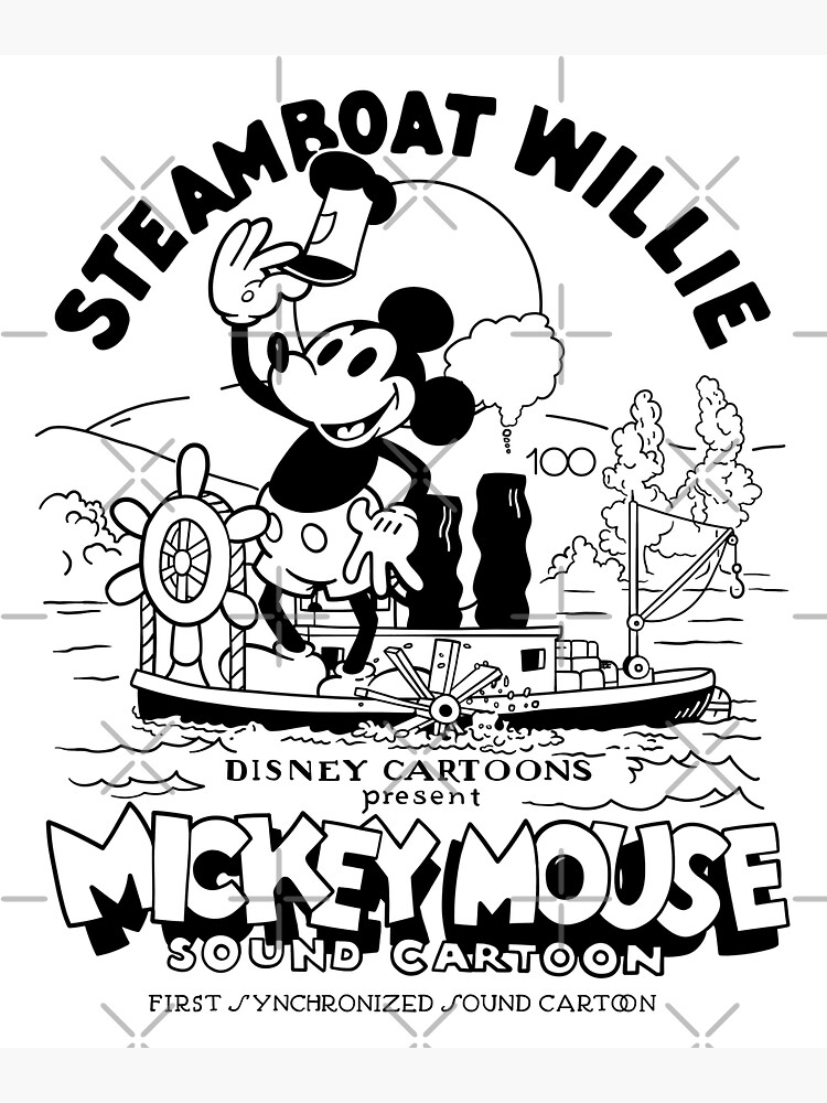 Steamboat Willie Sticker
