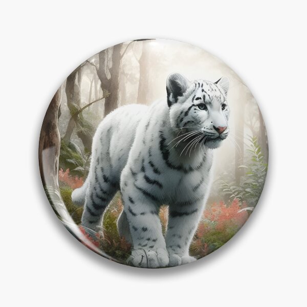 Item preview, White Arctic Tiger designed and sold by RubisLeaf.