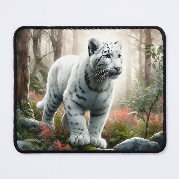 Item preview, White Arctic Tiger designed and sold by RubisLeaf.
