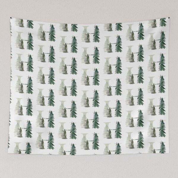 Item preview, Watercolor forest letter H.  designed and sold by tapilipa.